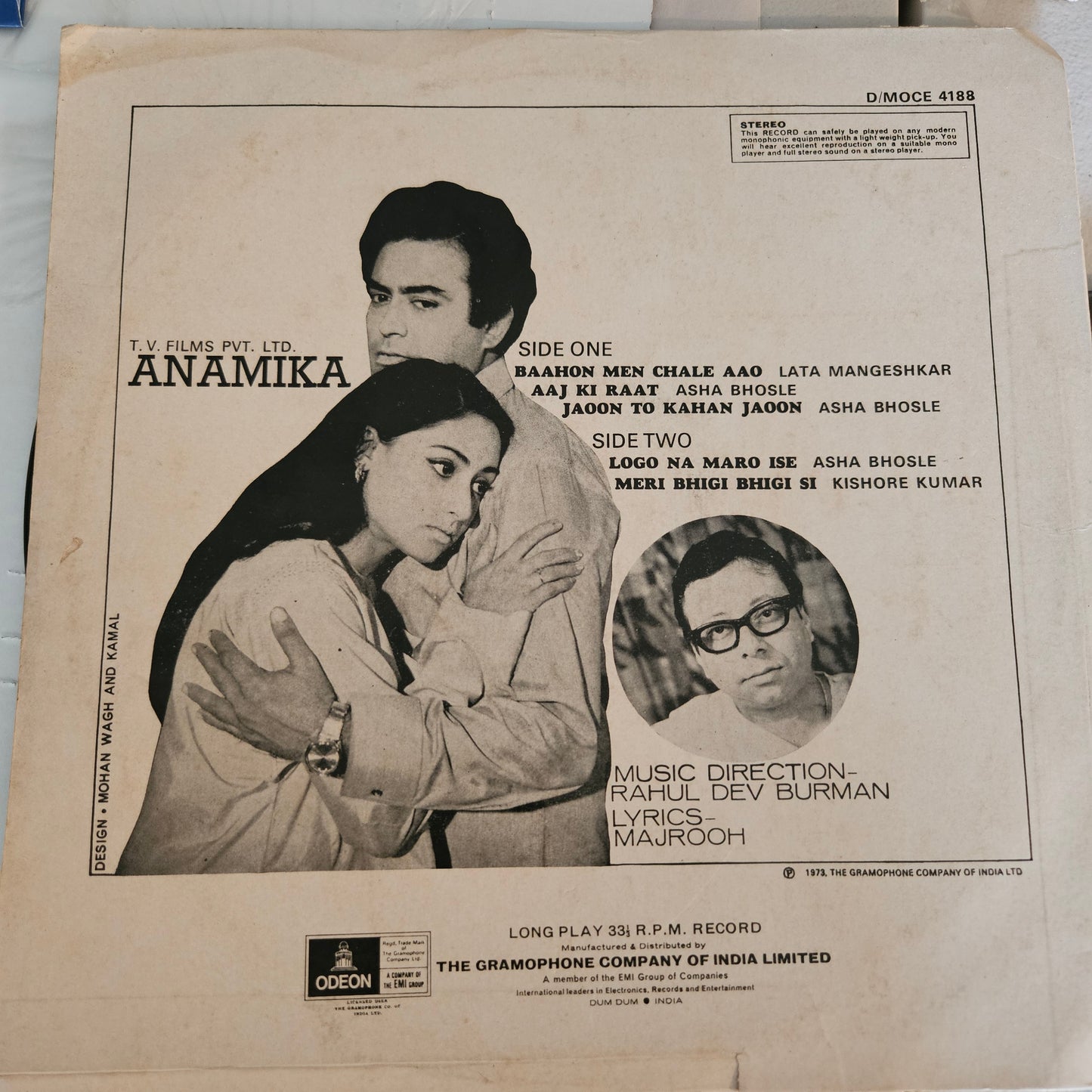 Anamika - R D Burman superhit Double Ring odeon in Stereo in Excellent