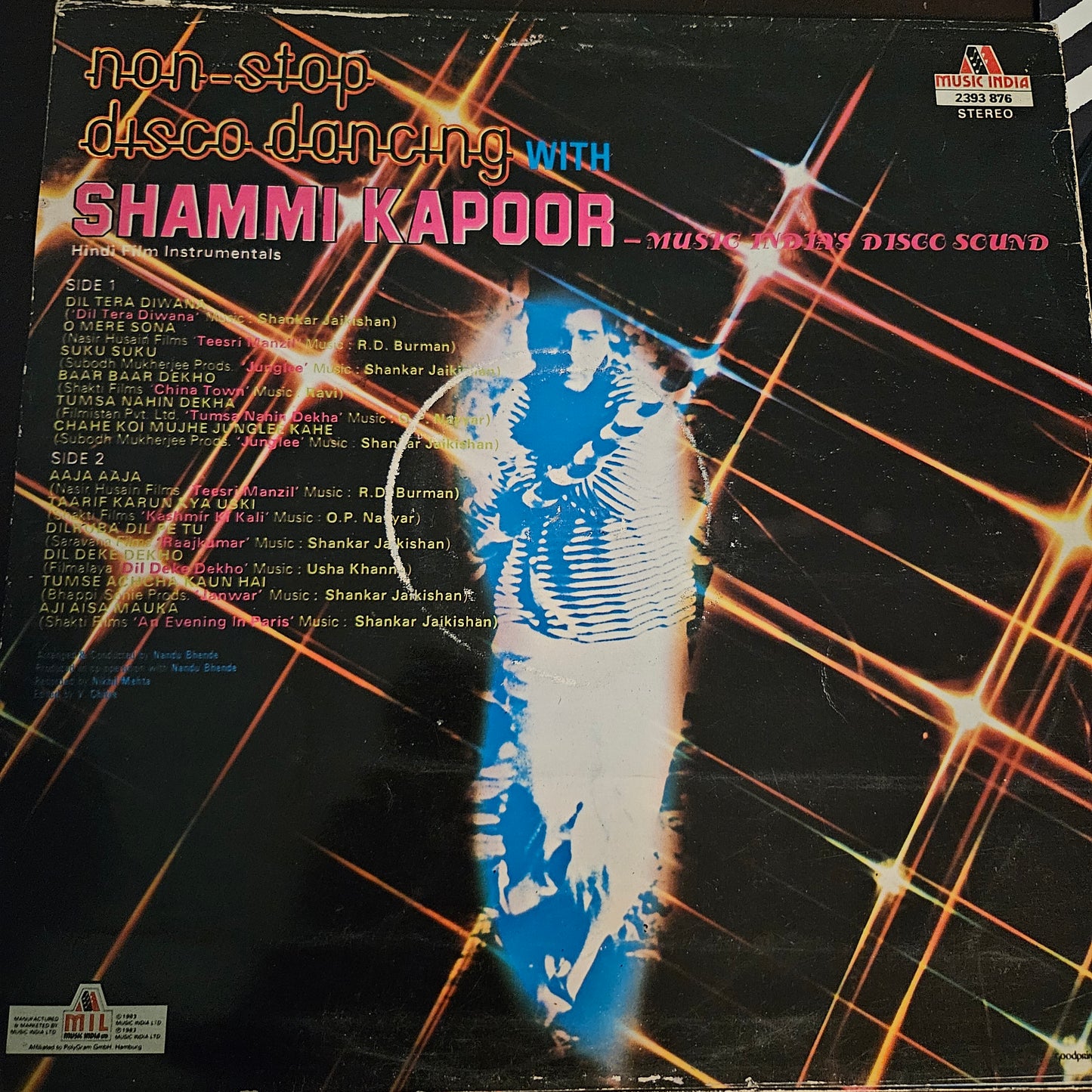 NonStop disco dancing with Shammi Kapoor in excellent condition MIL 2393876