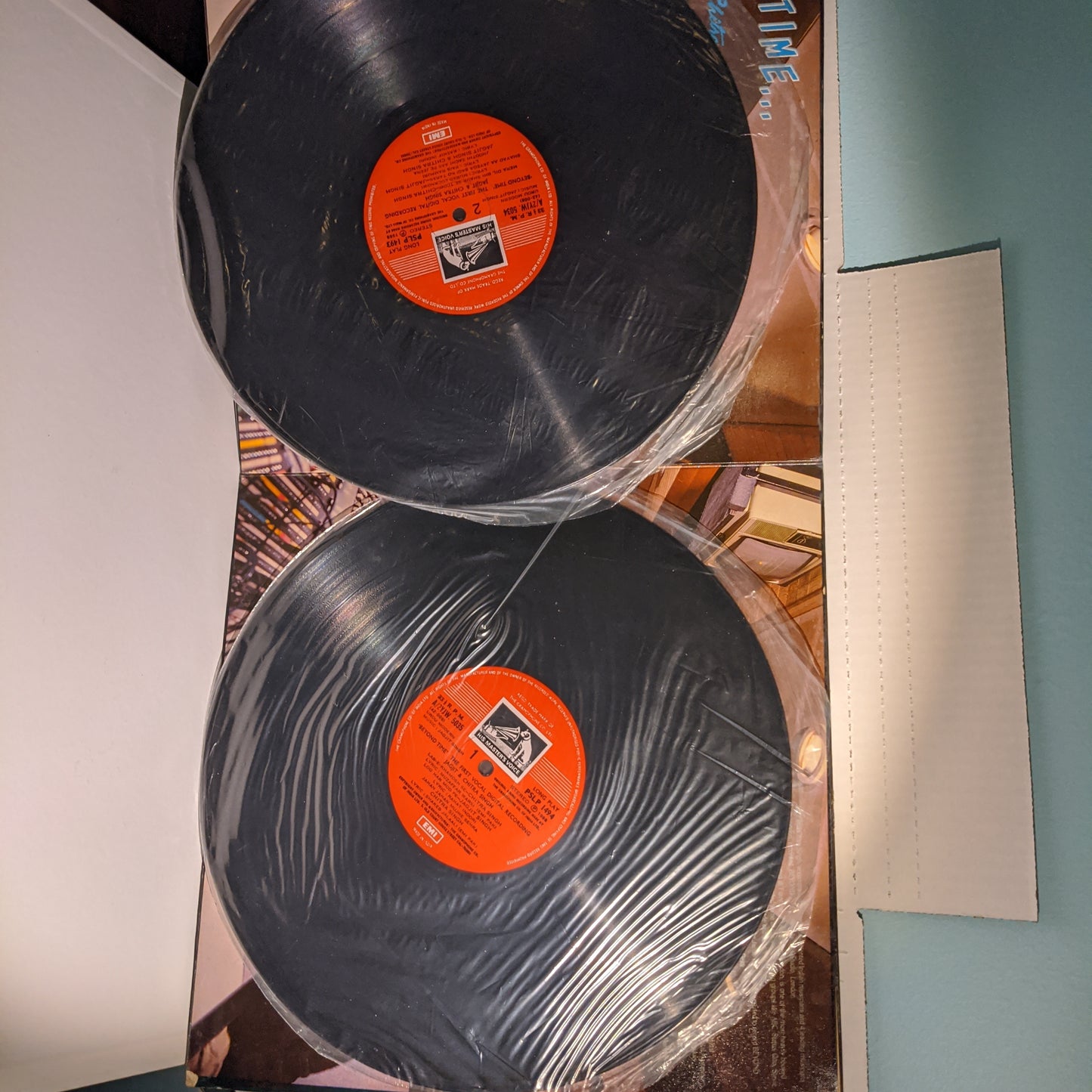 2 LP Set Jagjit Singh and Chitra Singh Beyond Time Near mint