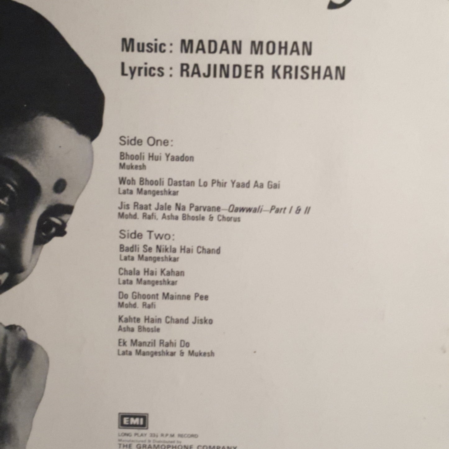 SANJOG - Music by MADAN MOHAN classic in Excellent condition
