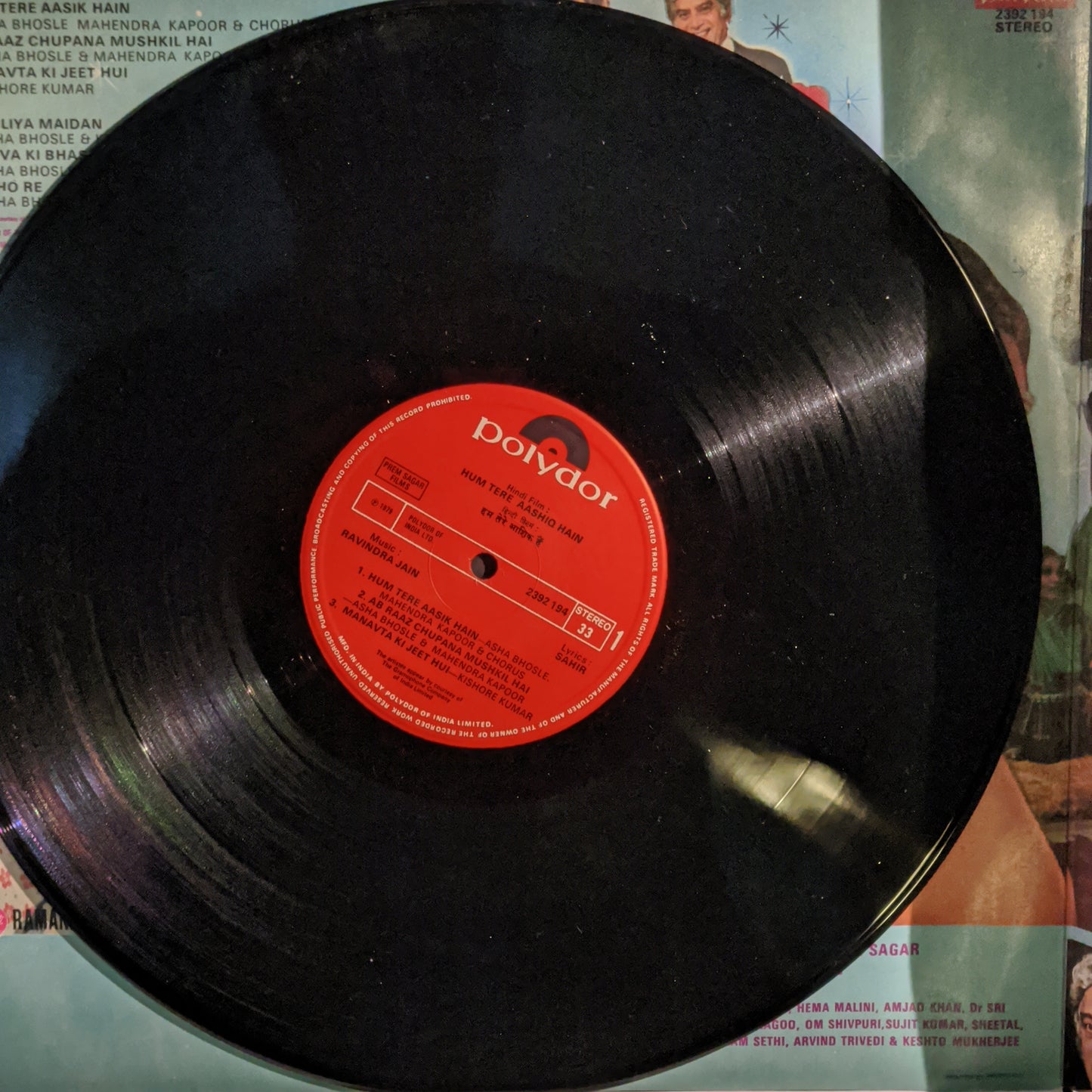 HUM TERE ASHIQ HAI - Music by Ravindra Jain in NEAR Mint SUPREME Stereo gatefold