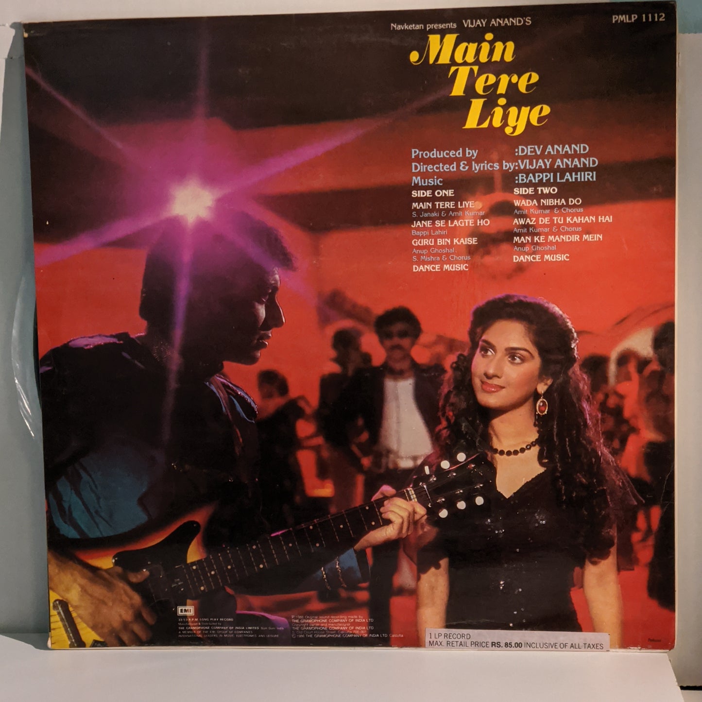 MAIN TERE LIYE - BAPPI LAHIRI record unplayed near mint