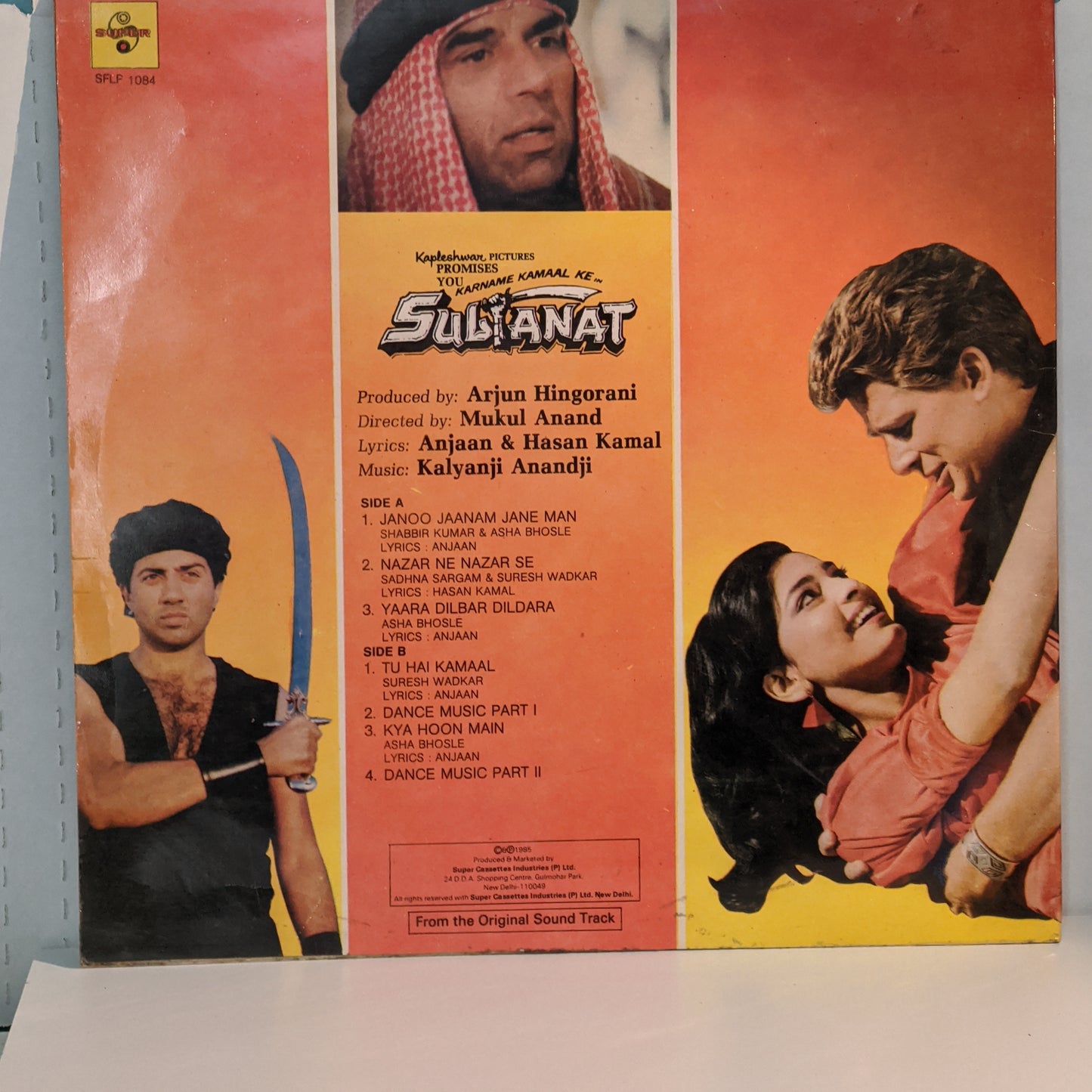 SULTANAT - Music by KALYANJ ANANDJI Blockbuster Near mint