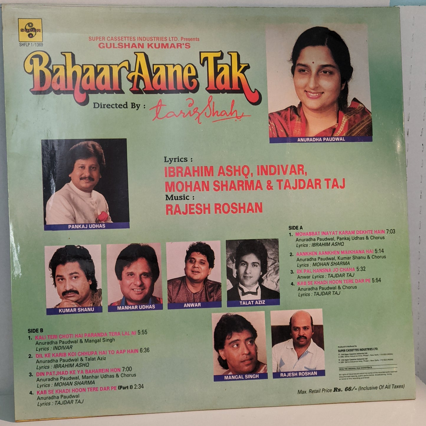 Bahaar Aane Tak - Rajesh Roshan in MINT