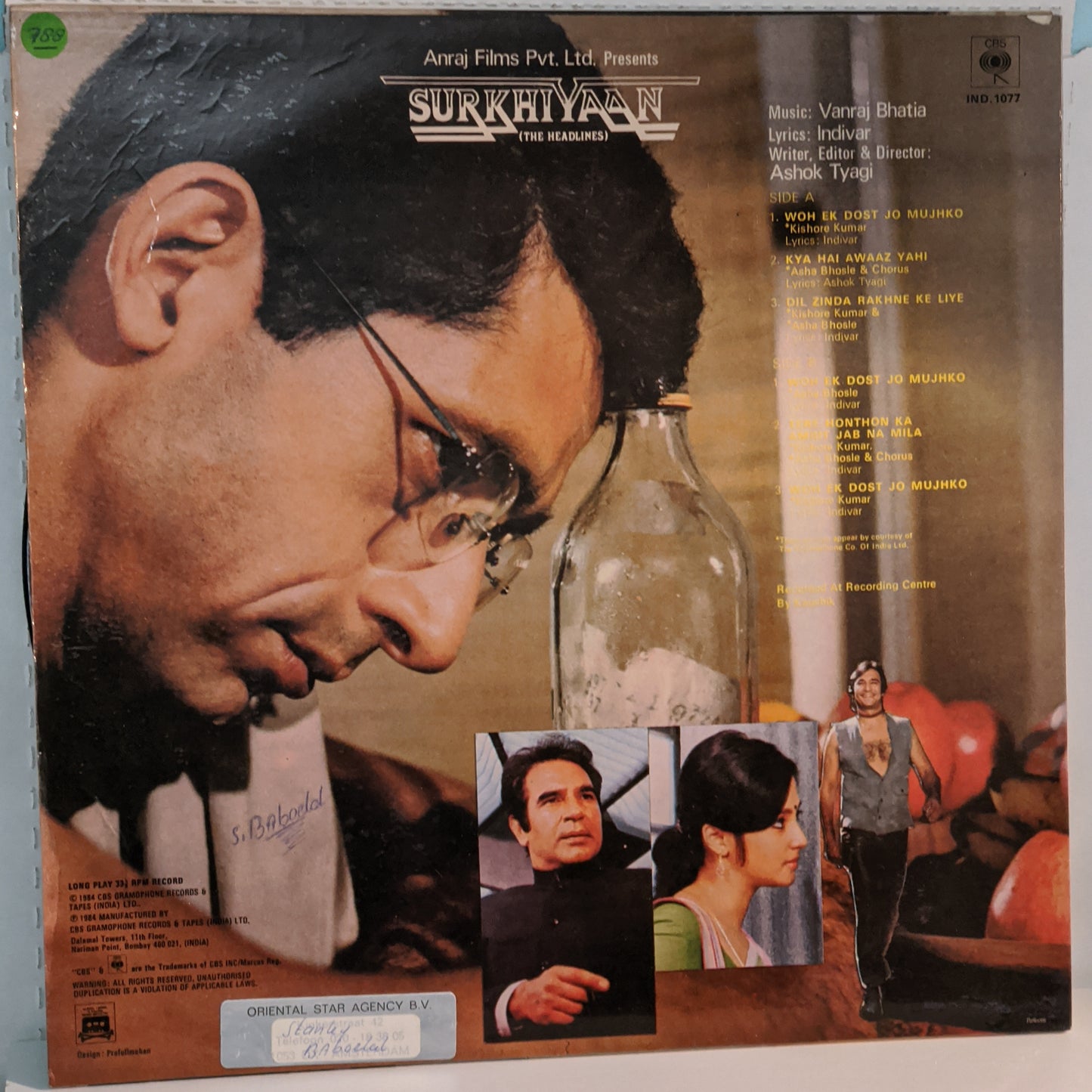 Surkhiyaan - By Vanraj Bhatia classic - near Mint