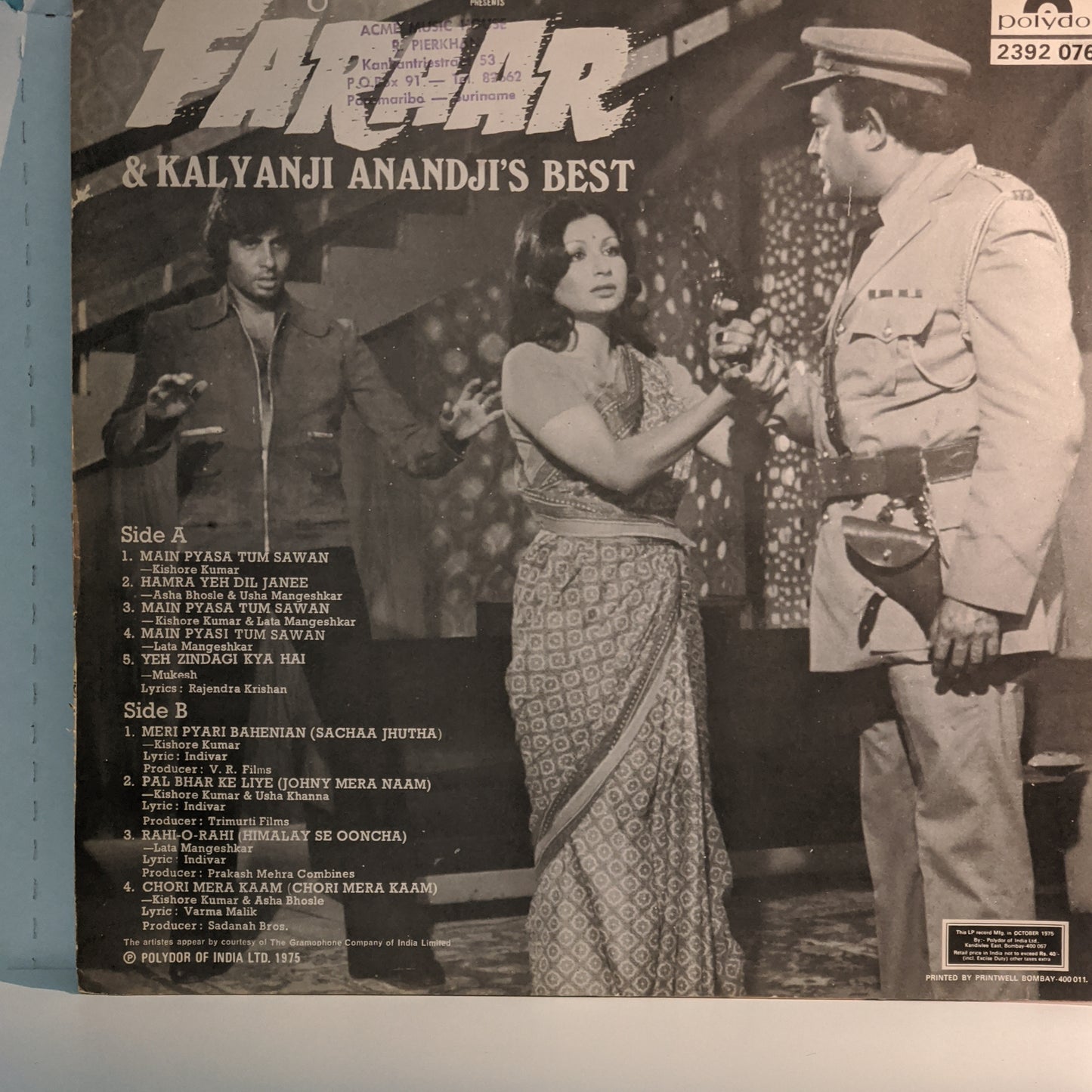 FARAAR - KALYANJI ANANDJI Excellent - Amitabh fans