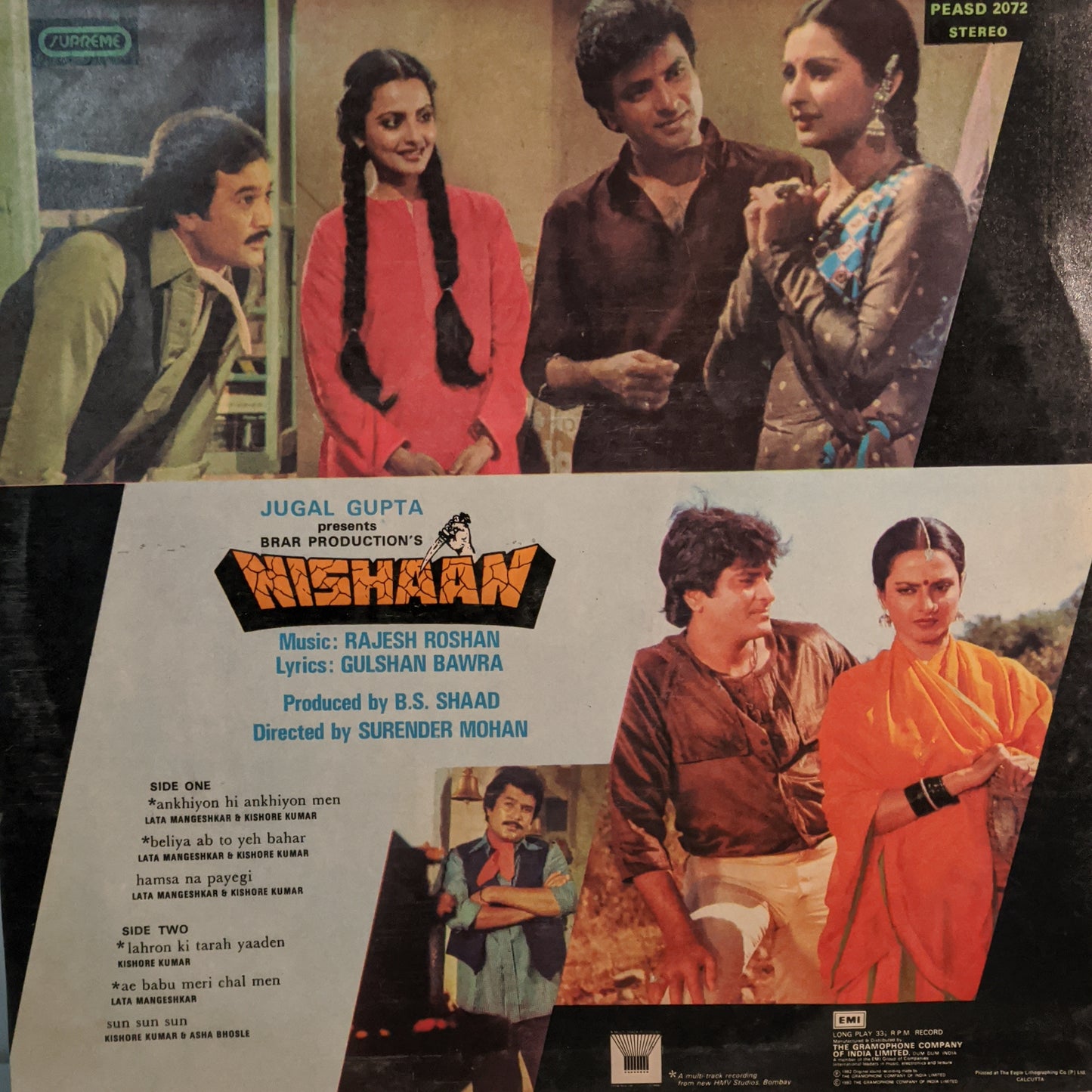 NISHAAN - Music by Rajesh Roshan in NEAR MINT in SUPREME STEREO