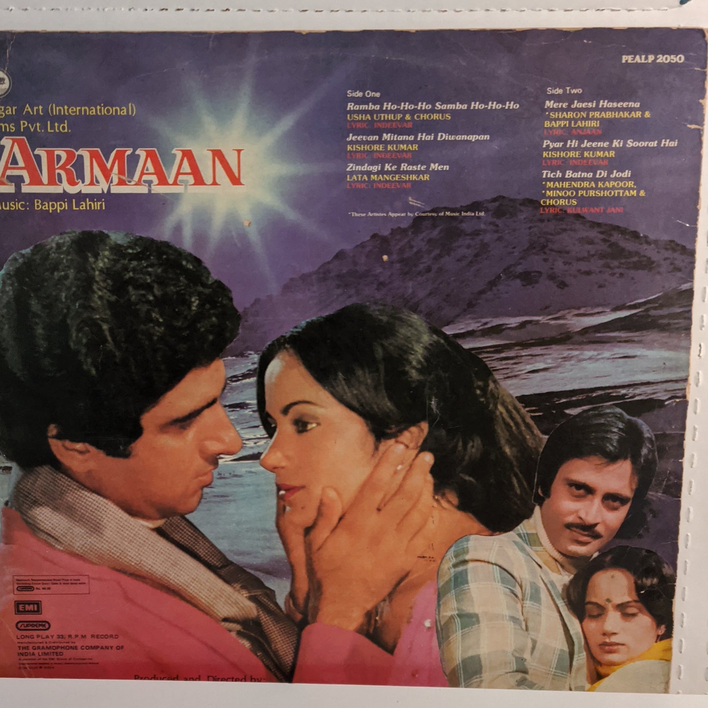 Armaan - Music by Bappi Lahiri in MINt condition