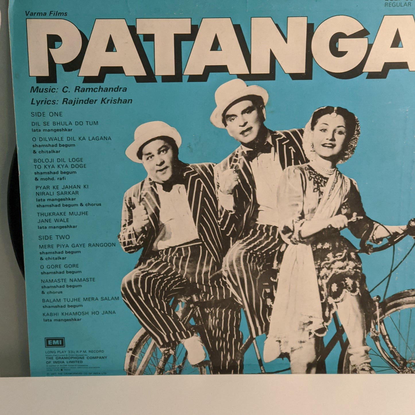 PATANGA - Music by C. Ramchandra - featuring superhit song "Mere Piya gaye Rangoon" in NEAR MINT