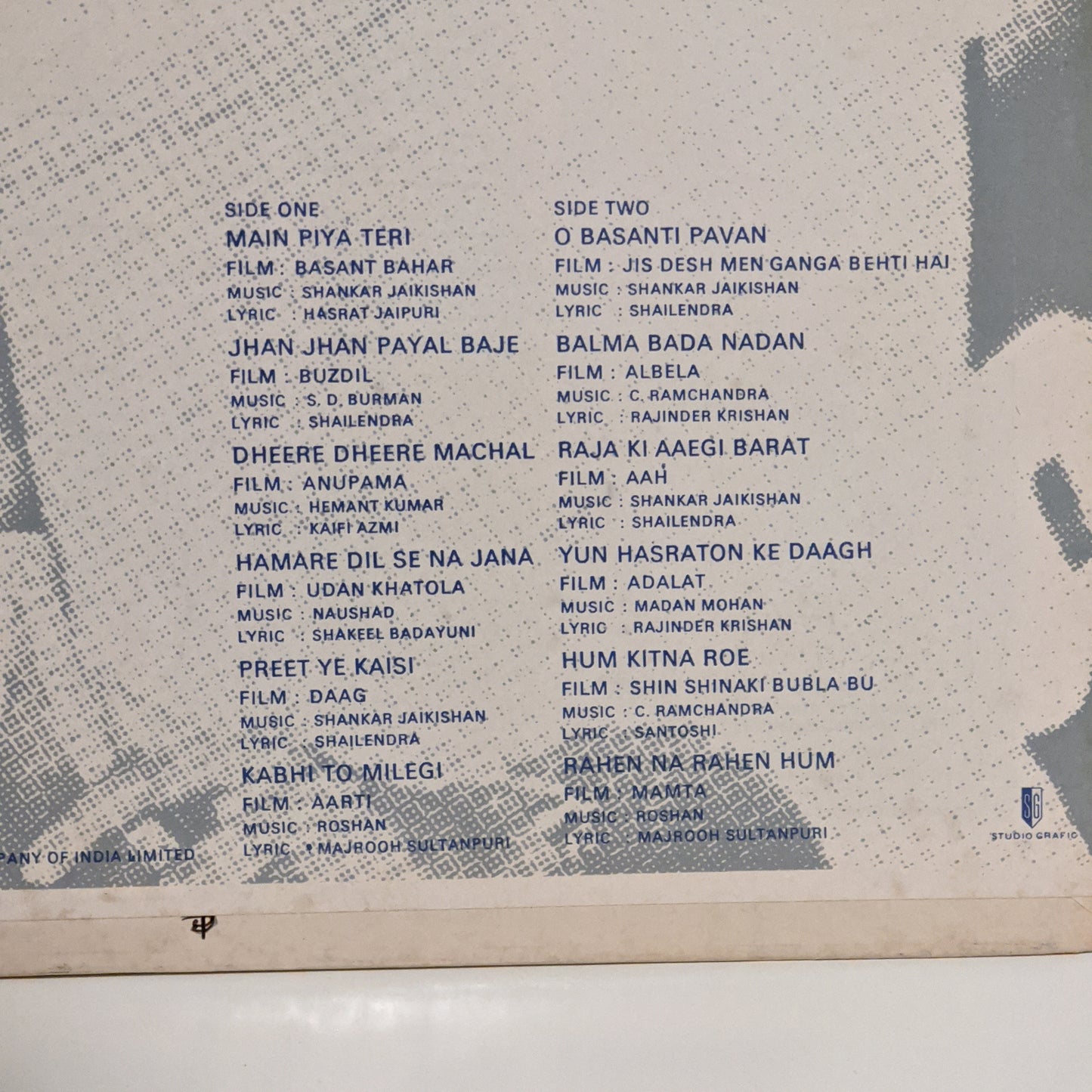 Lata Mangeshkar - FARAWAY MEMORIES original in Near MINT condition