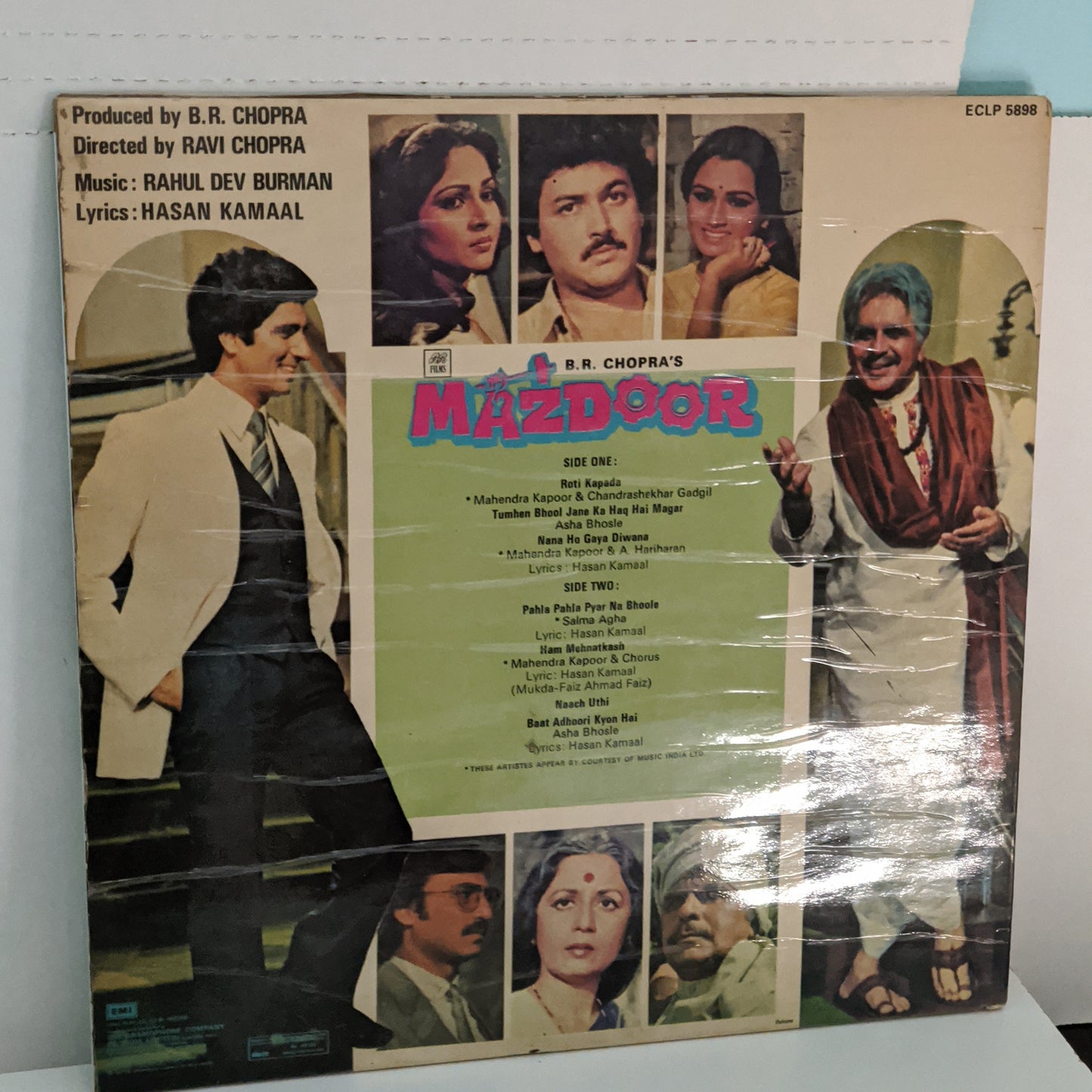 Mazdoor - R D Burman record in VG+ condition - gatefold