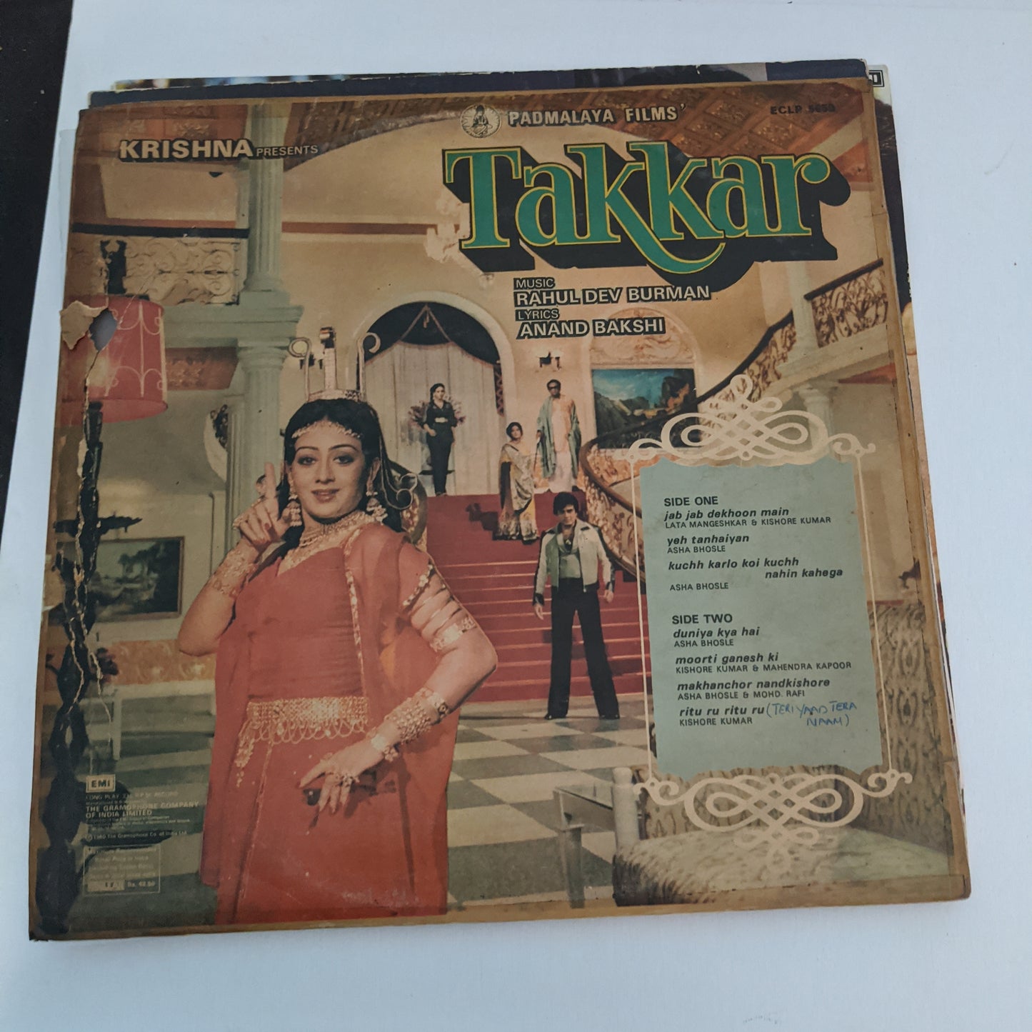 Takkar + Gehra Zakham + Yeh Desh - Music by R D Burman blast 3 LPs odd lot Psych funk