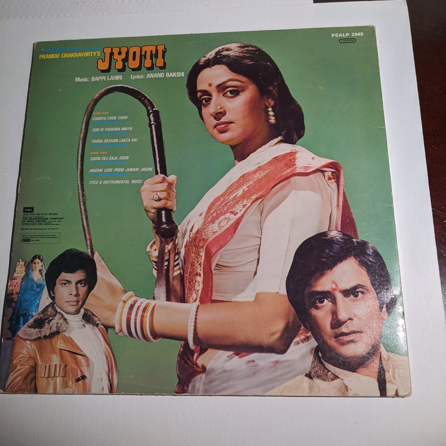 JYOTI - Bappi Lahiri record featuring ordiginal Thoda Resahm lagta hai