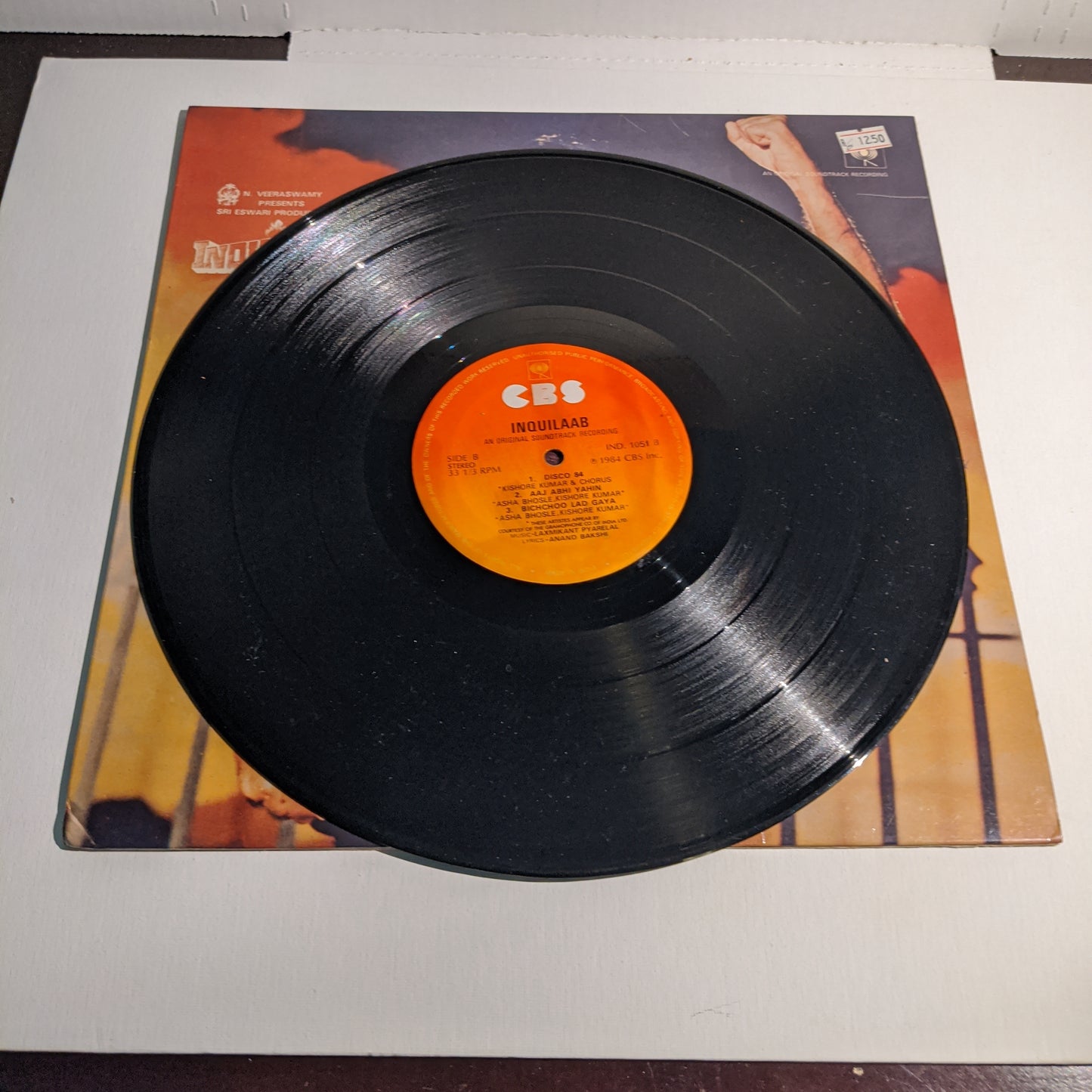 INQUILAAB - Laxmikant Pyarelal superhit CBS record in near mint