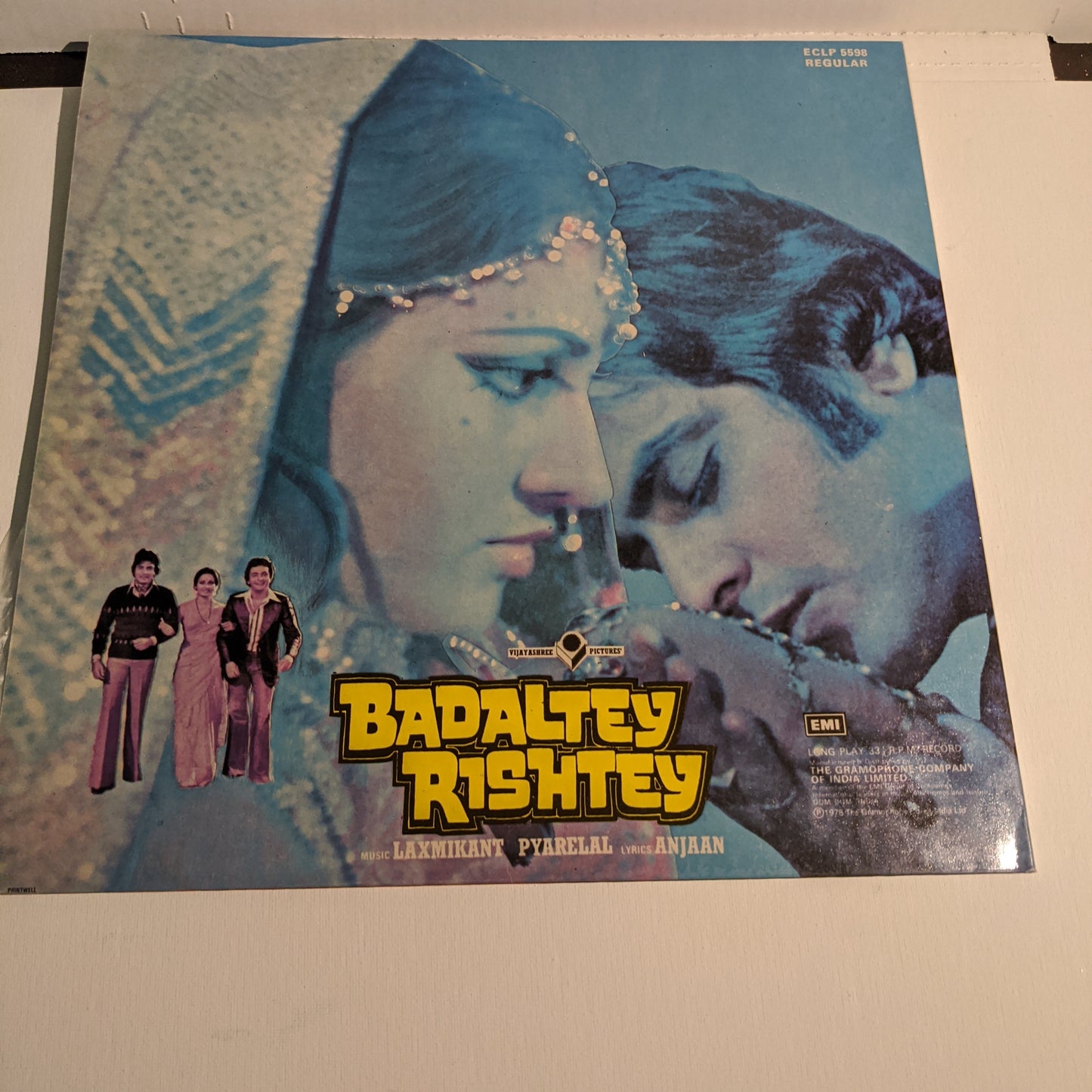 Badaltey Rishte - Laxmikant Pyarelal Super hit gatefold in EX+ condition