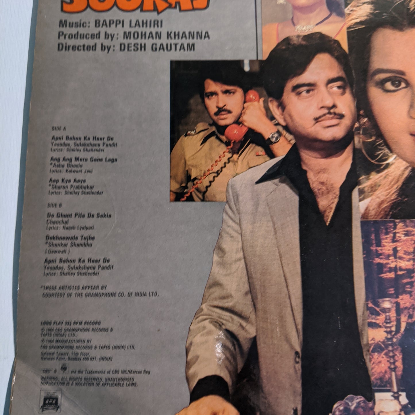 Kaala Sooraj - Bappi Lahiri Record in Near Mint condition