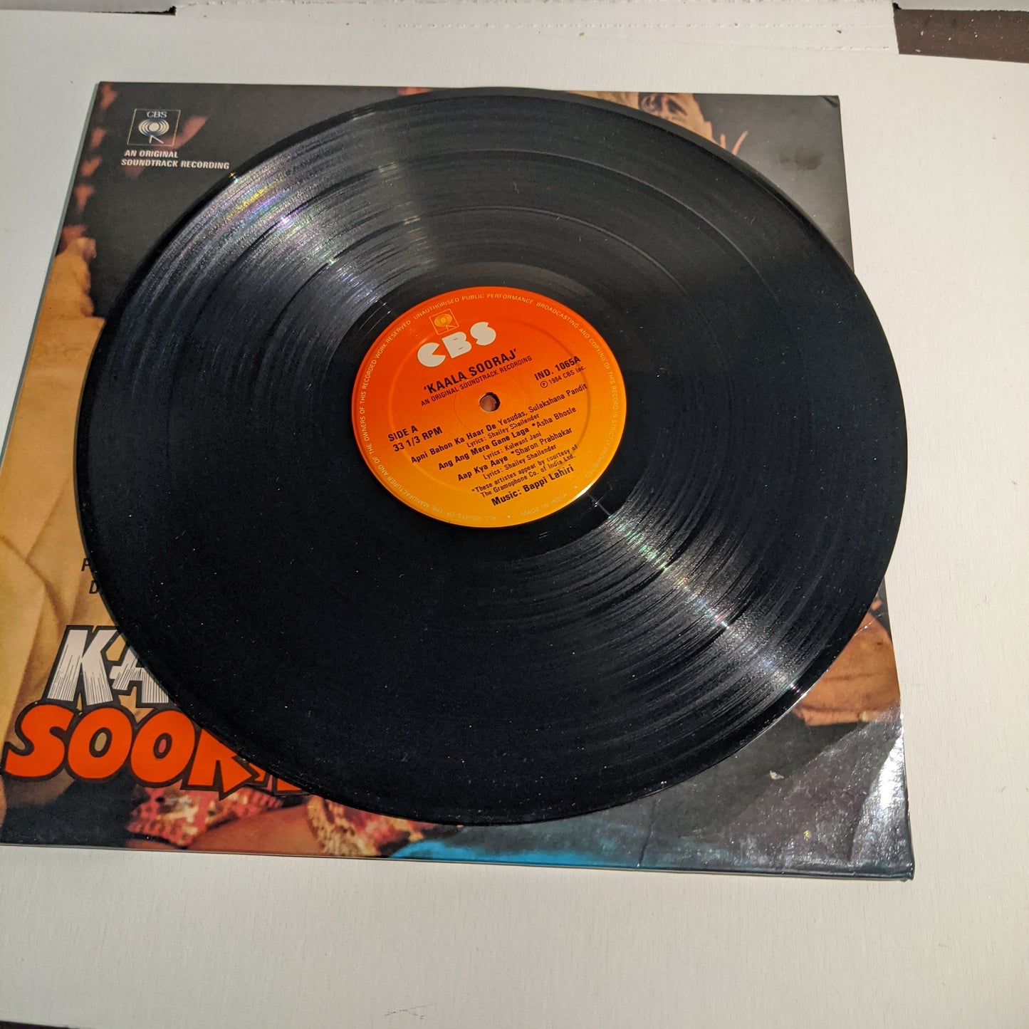 Kaala Sooraj - Bappi Lahiri Record in Near Mint condition