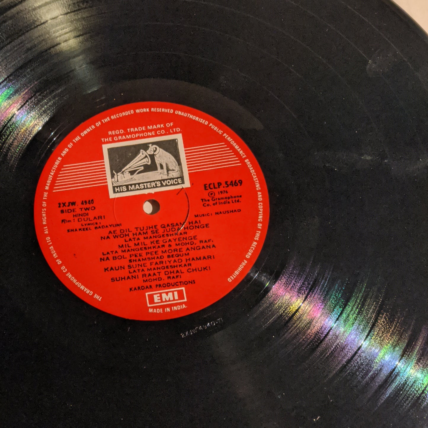 Dulari Naushad classic Rafi Lata excellent condition. suhani raat dhal chuki