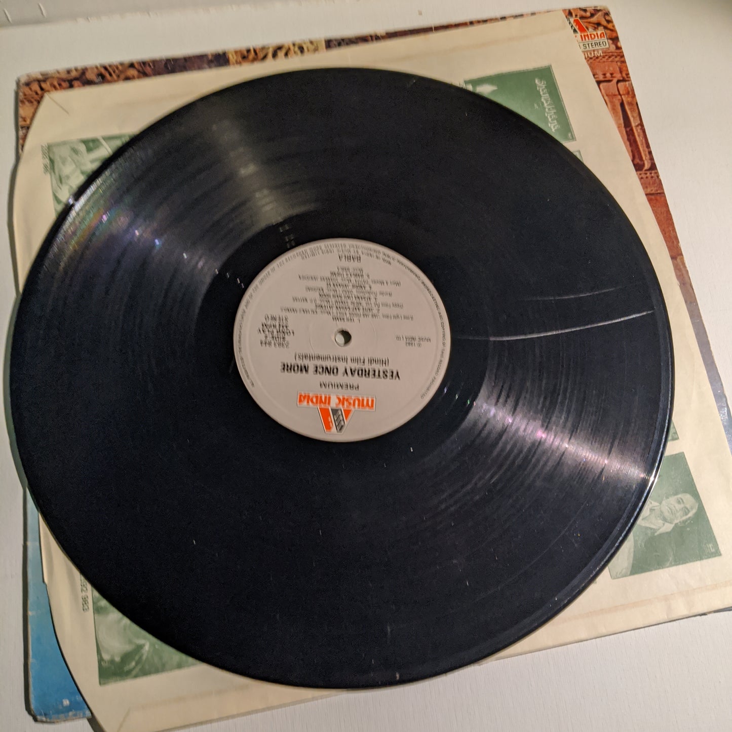 Babla - YESTERDAY ONCE MORE - Indian pop record Instrumental in stereo in Near Mint condition