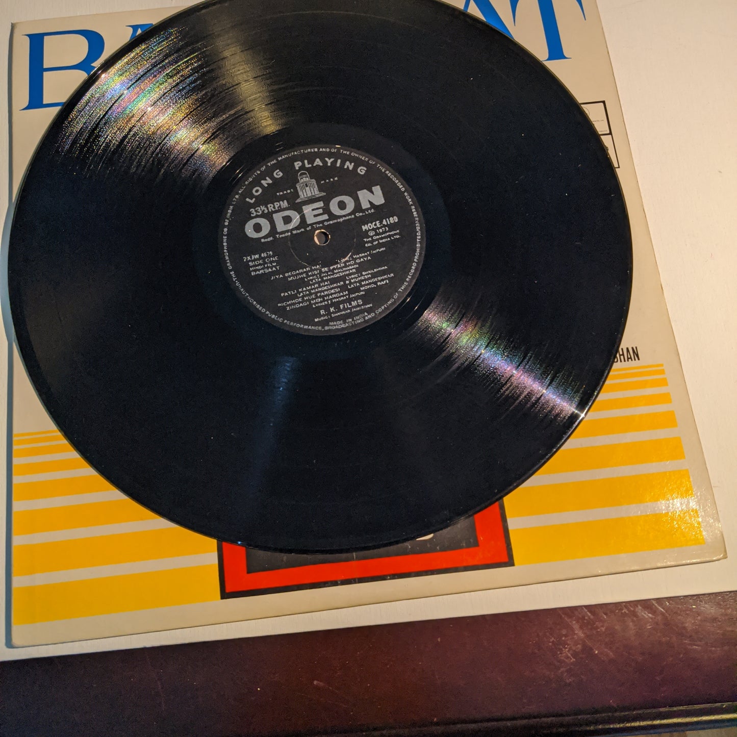Barsaat - Shankar Jaikishan record superhit with Lata Treat - Odeon in near mint