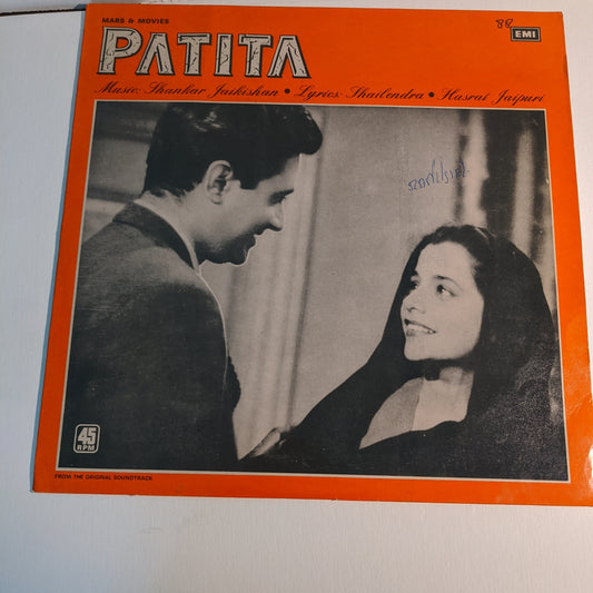 Patita - Shankar Jaikishan must have on 45 rpm LP in excellent+ condition