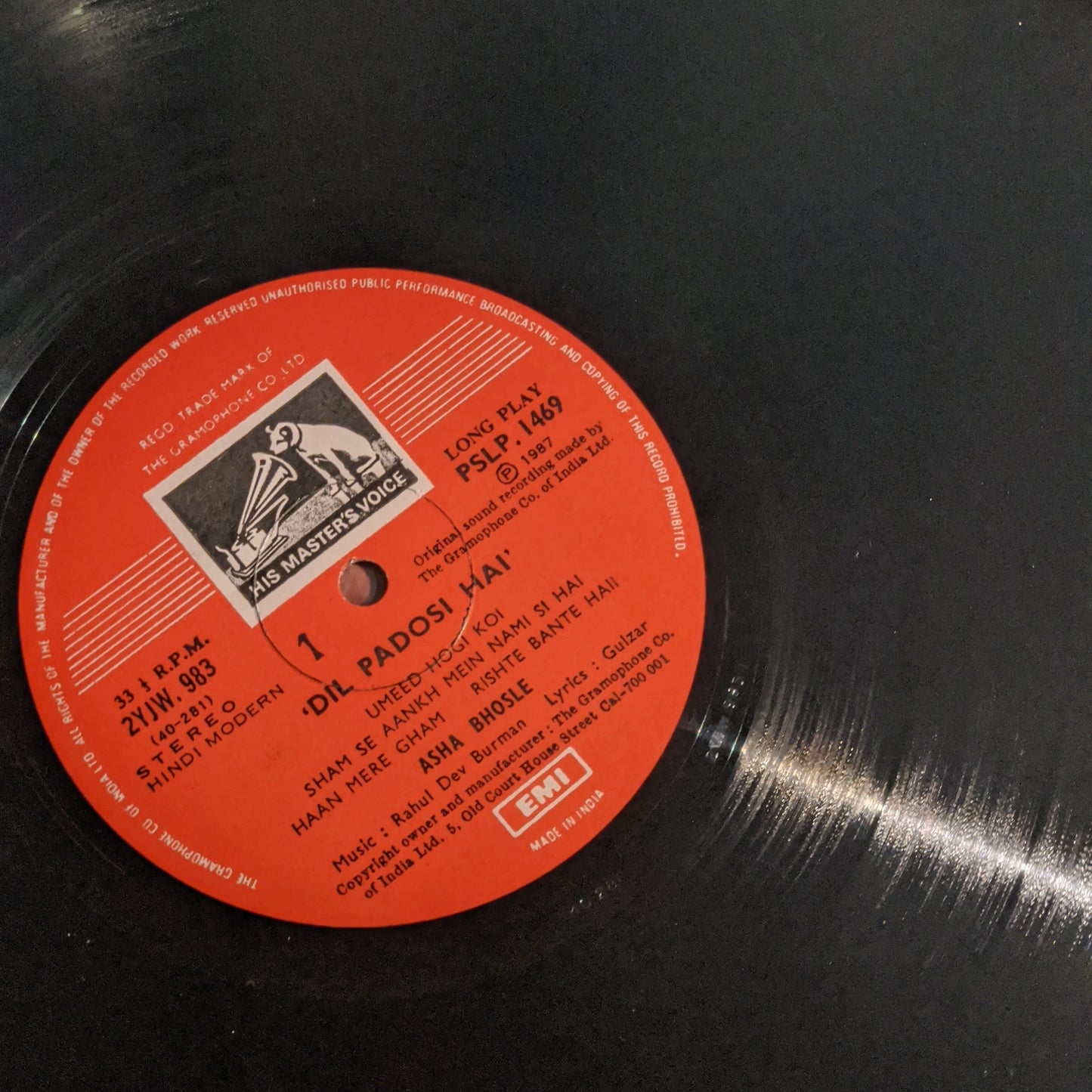 Dil Padosi Hai - R D Burman and Gulzar - 2 LP set in near Mint condition 1st edition