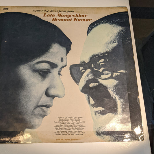 Duets of Lata Mangeshkar & Hemant Kumar record VG+