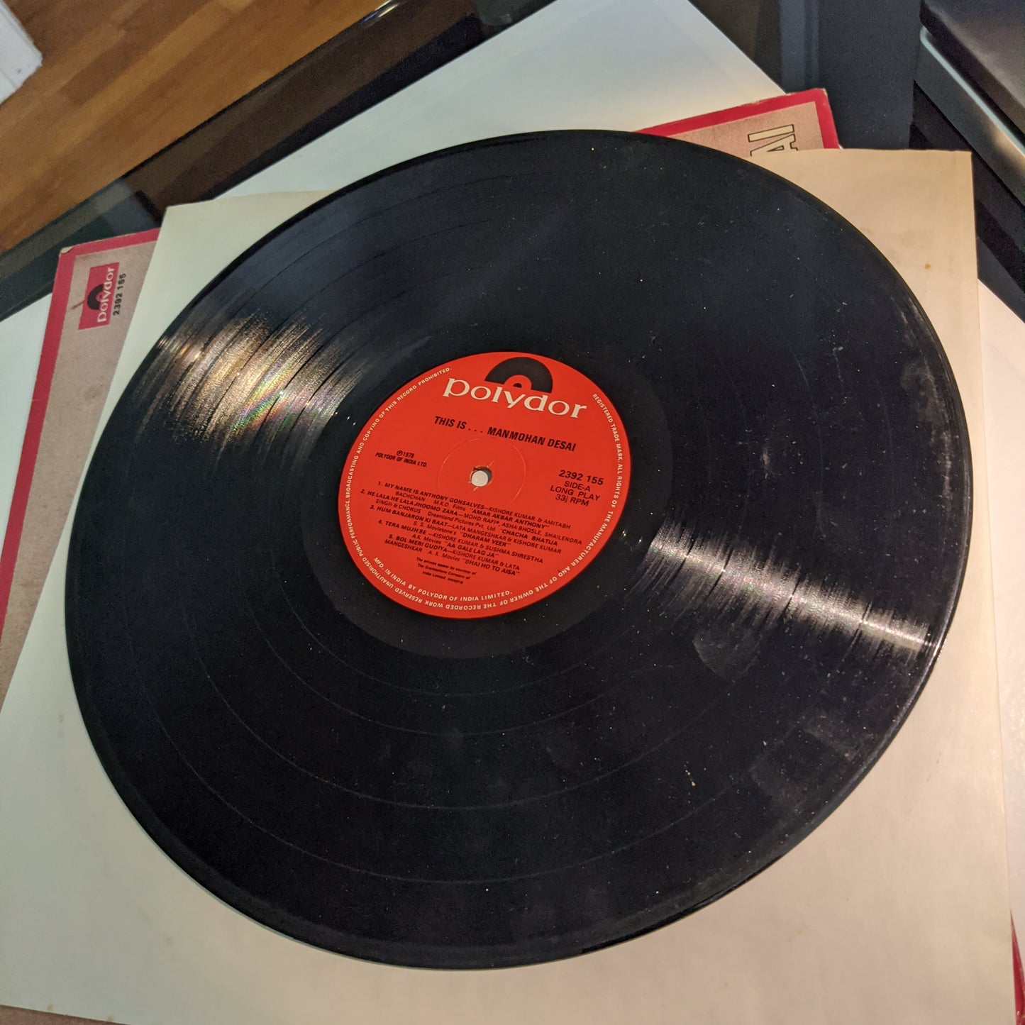 Manmohan Desai - songs from his films - Collectible Item - excellent record