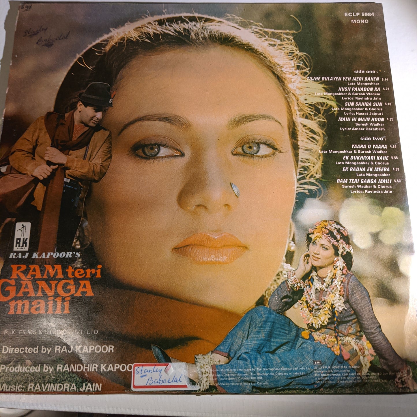 Ram teri Ganga Maili - Ravindra Janin and Raj Kapoor films blockbuster in near mint