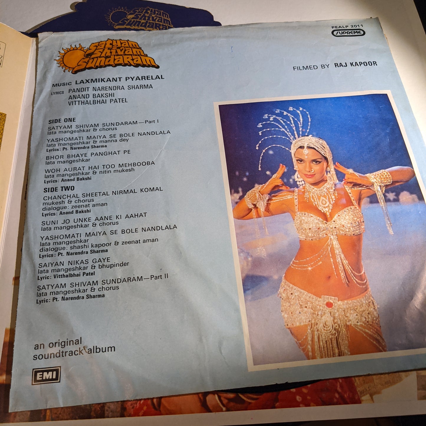 Satyam Shivam Sudaram - Laxmikant Pyarelal classic Multifold in VG+ condition