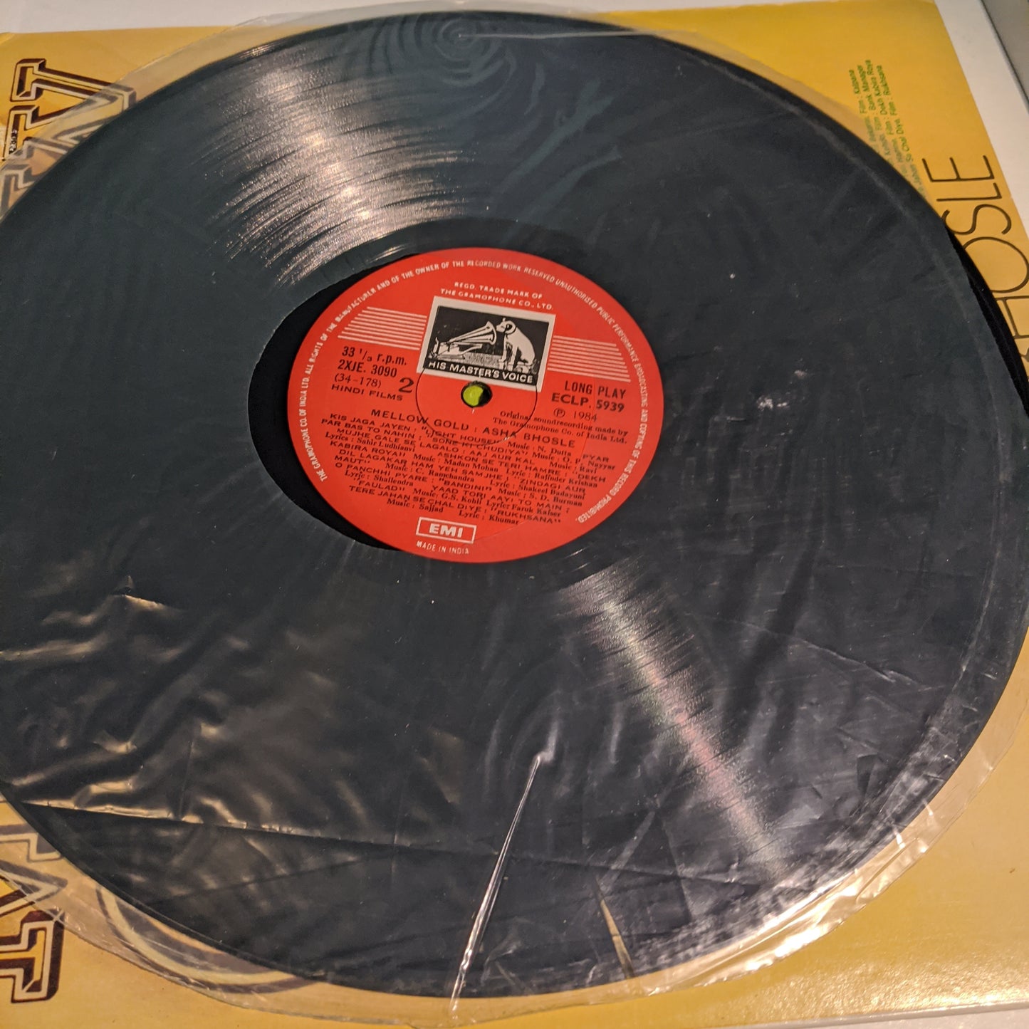 Asha Bhosle - "MELLOW GOLD" Rare collection in near MinT