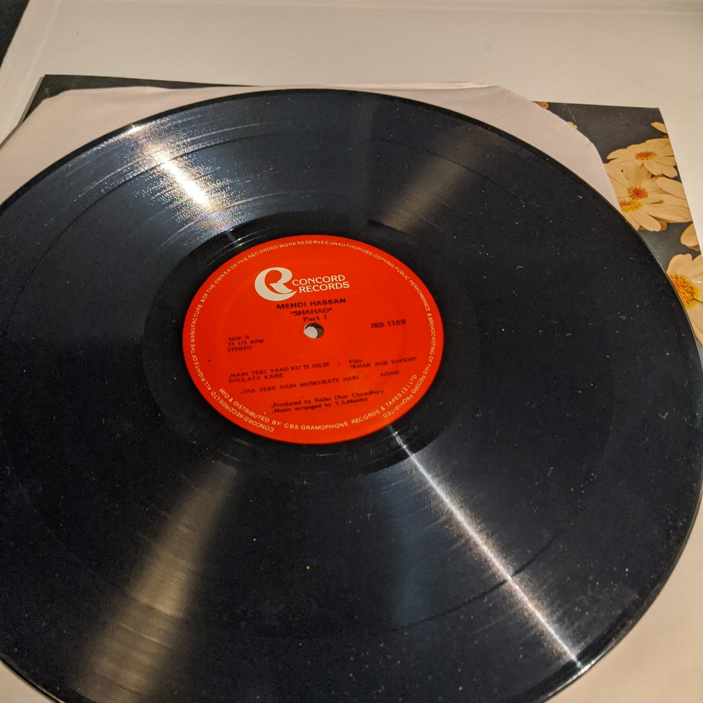 Mehdi Hassan - SHAHAD - Ghazals in Near Mint Record