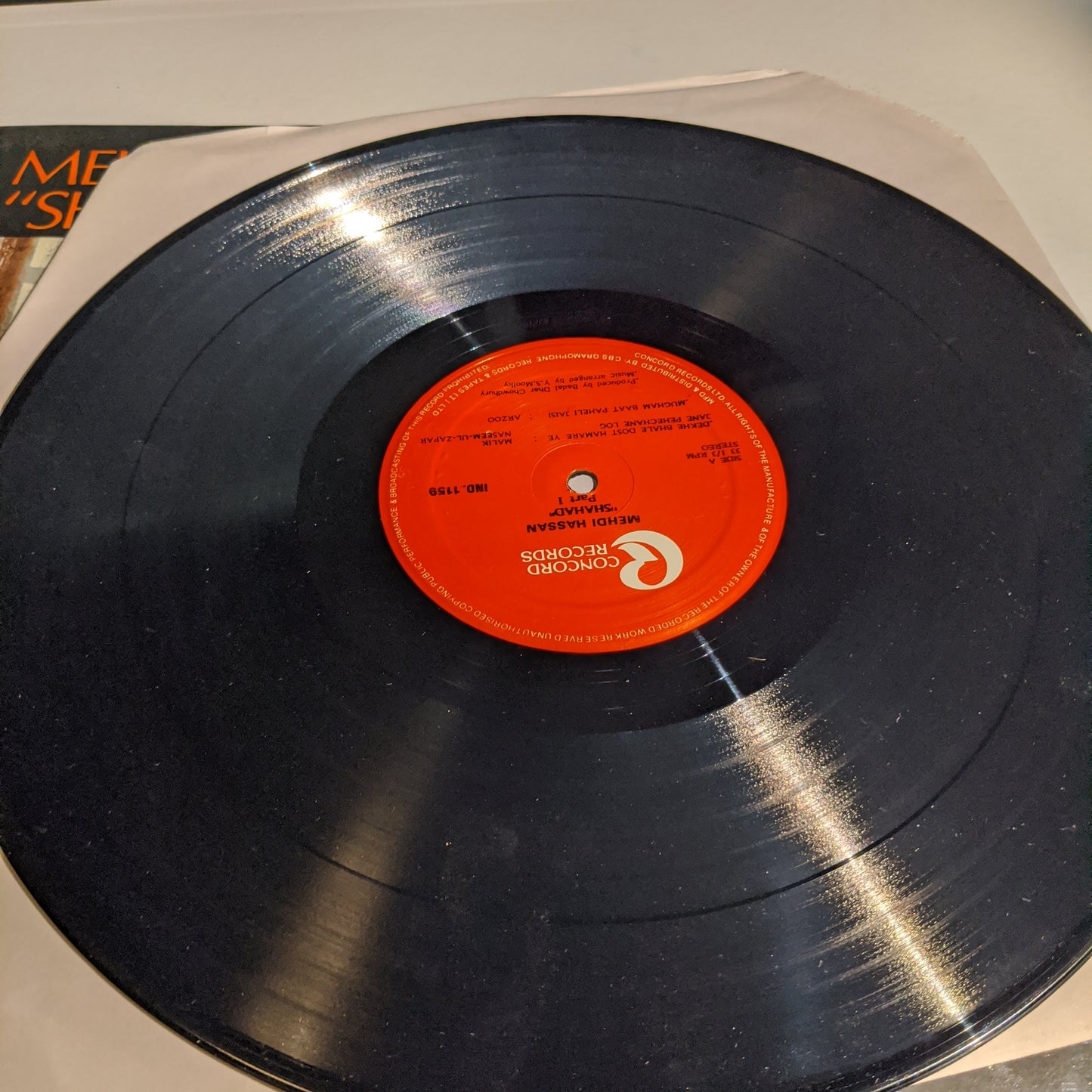 Mehdi Hassan - SHAHAD - Ghazals in Near Mint Record