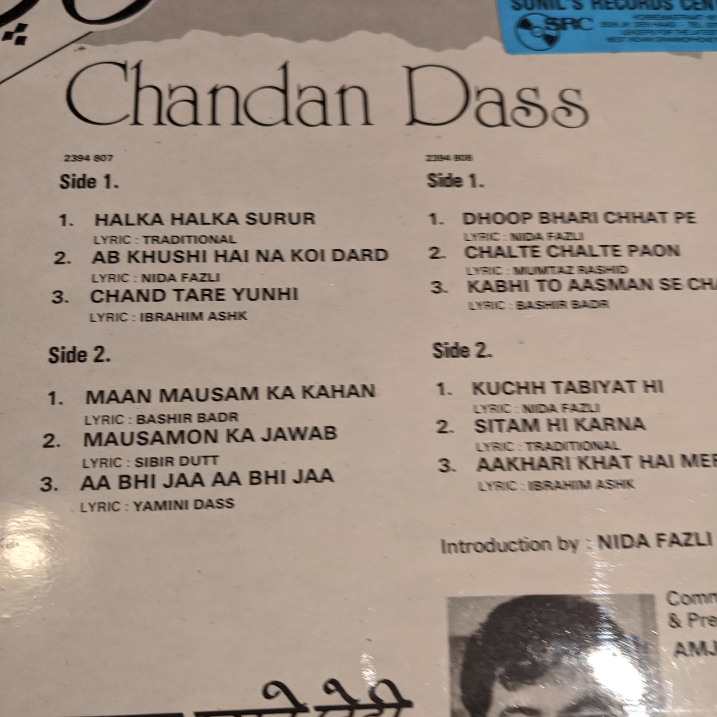 Chandan Dass - Ghazal usen Chhedi - 2 LP set in Near Mint condition