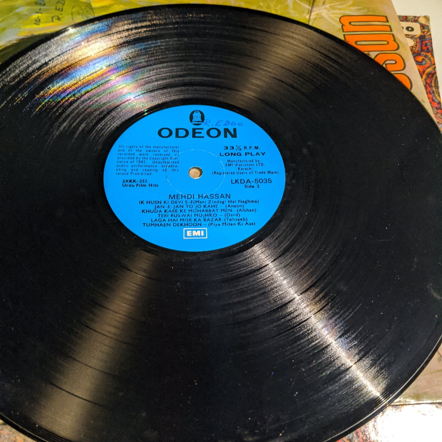 Mehdi Hassan - The best of Mehdi Hassan from Pakistani Films in near Mint - RARE