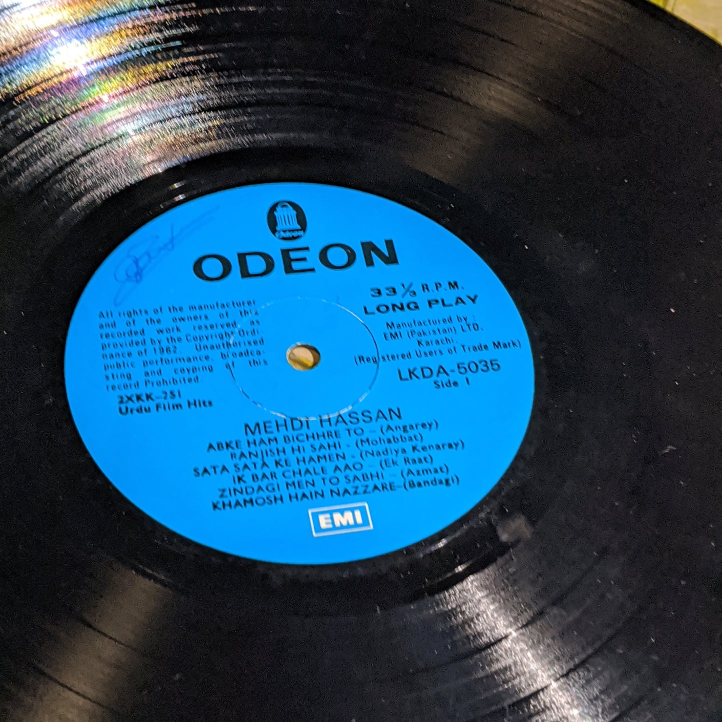 Mehdi Hassan - The best of Mehdi Hassan from Pakistani Films in near Mint - RARE