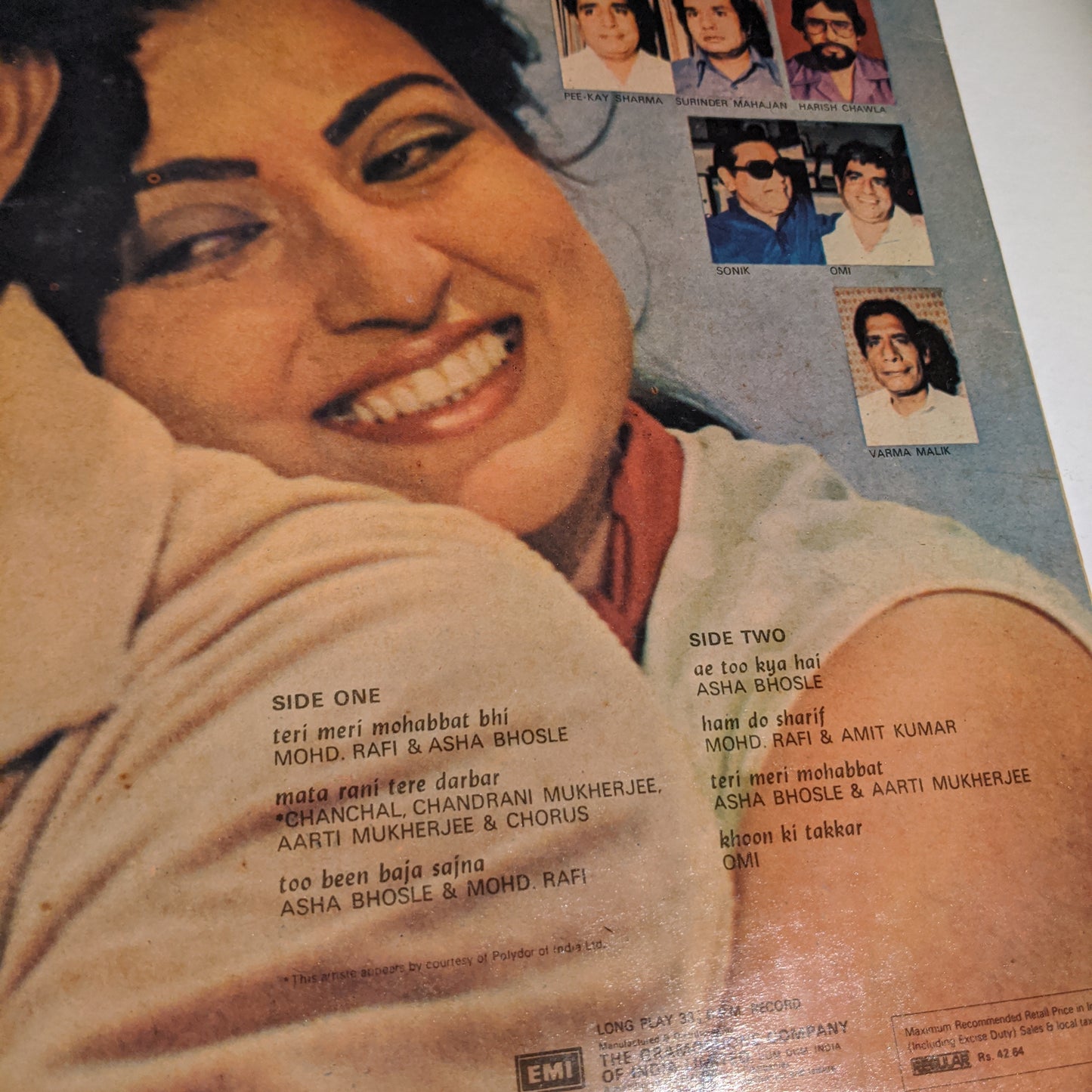 Sonik Omi*, - Varma Malik - ? Khoon Ki Takkar in near mint
