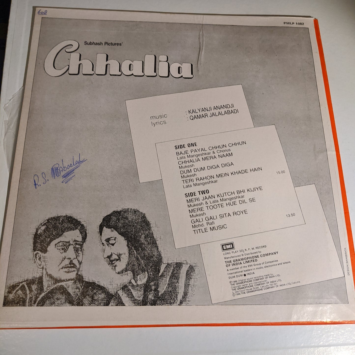 Chaalia - Kalyanji Anandji Superhit in Near Mint Condition