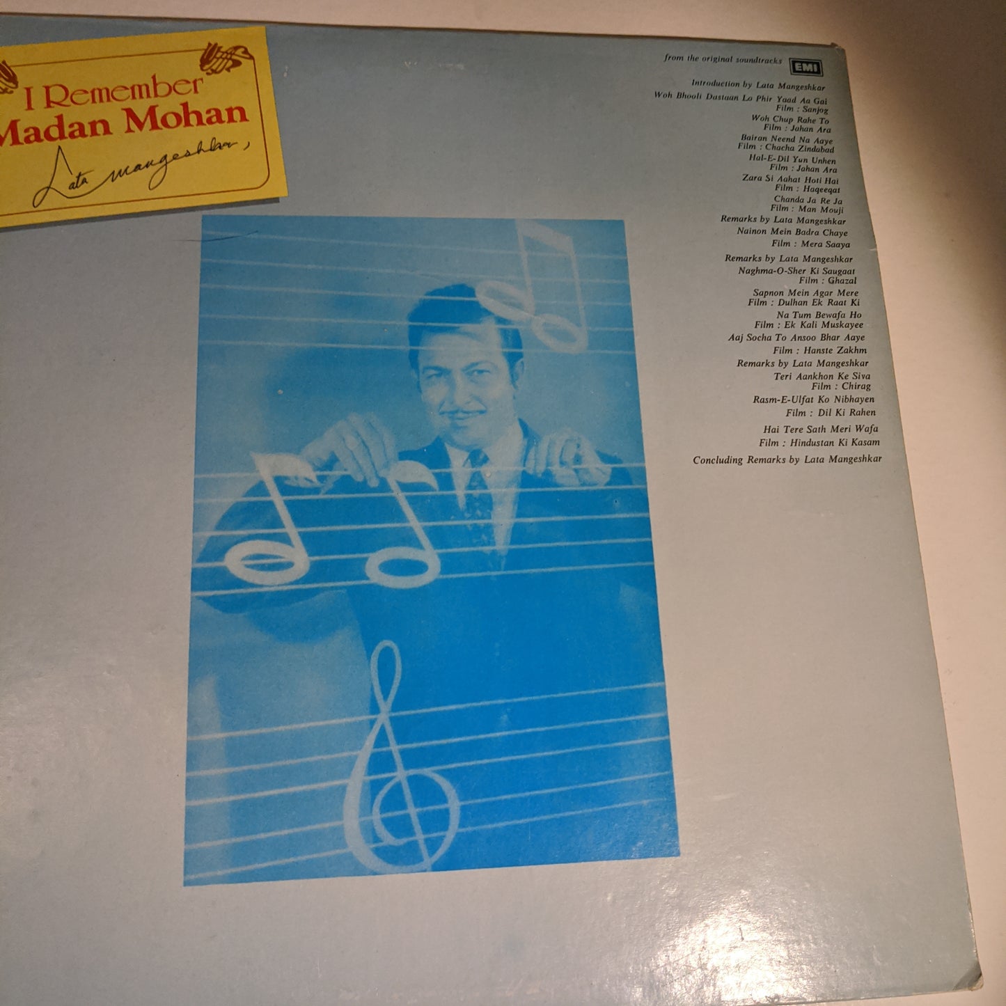 Madan Mohan - I remember by Lata Mangeshkar In unplayed Mint