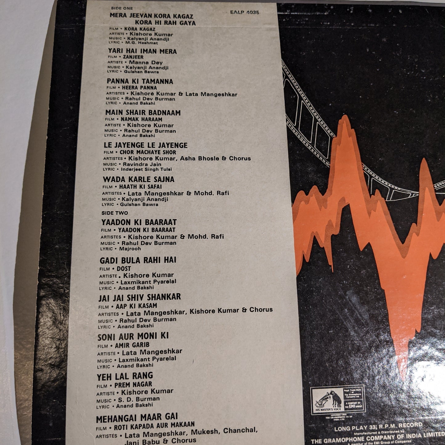 Film Hits of 1974 - Good Collection of songs GATEFOLD in VG+ condition