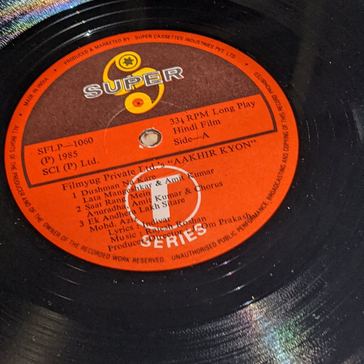 Aakhir Kyon? - Rajesh Roshan superhit in Near Mint