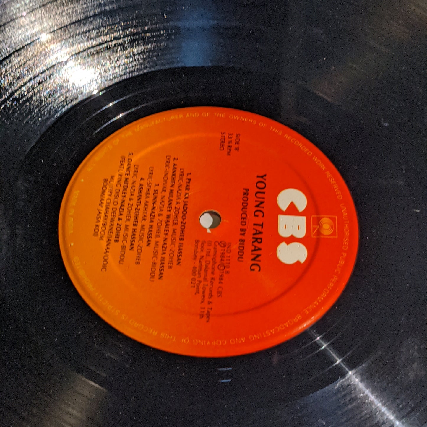 Young Tarang - Nazia Hassan andZoheb Hassan - - Near MINT