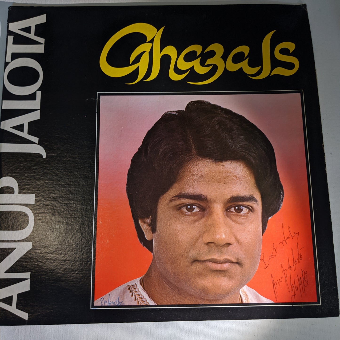 Anup Jalota -Ghazals Autographed (signed by Anup Jalota) in unplayed MINT - Made in USA
