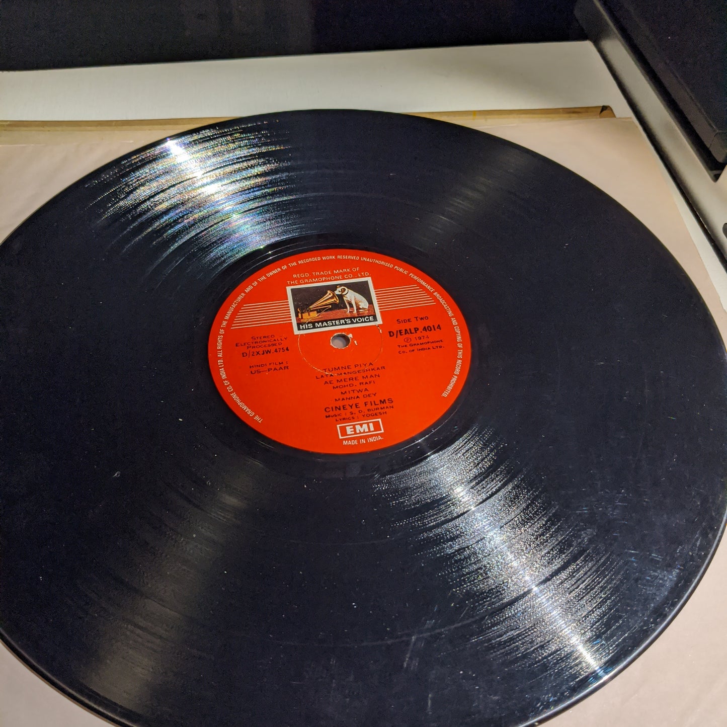 US PAAR - S D Burman rare classic in First heavy HMV pressing VG+