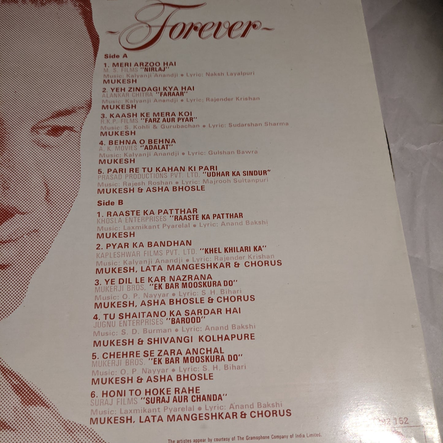 Mukesh - Forever in near Mint condition - Rare collections