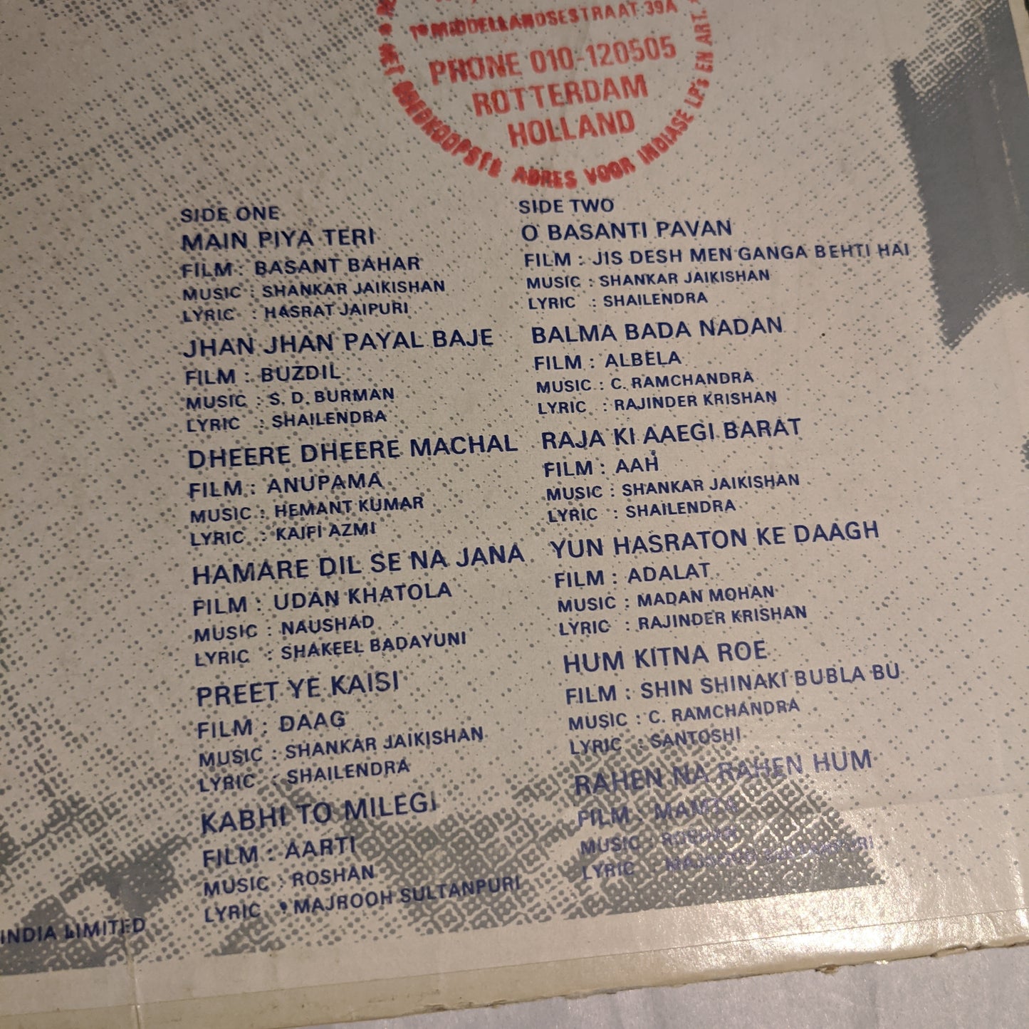 Lata Mangeshkar - FARAWAY Memories - super collection 1st pressing in VG