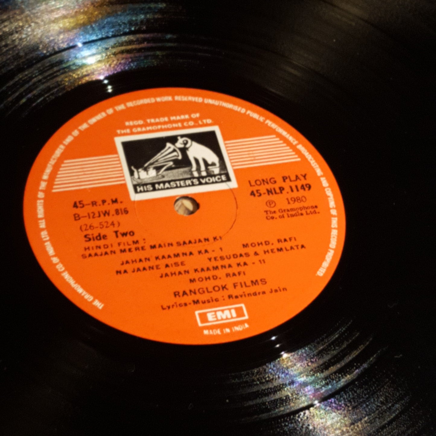 Saajan Mere main Saajan Ki - Ravindra Jain RARE in Near Mint condition