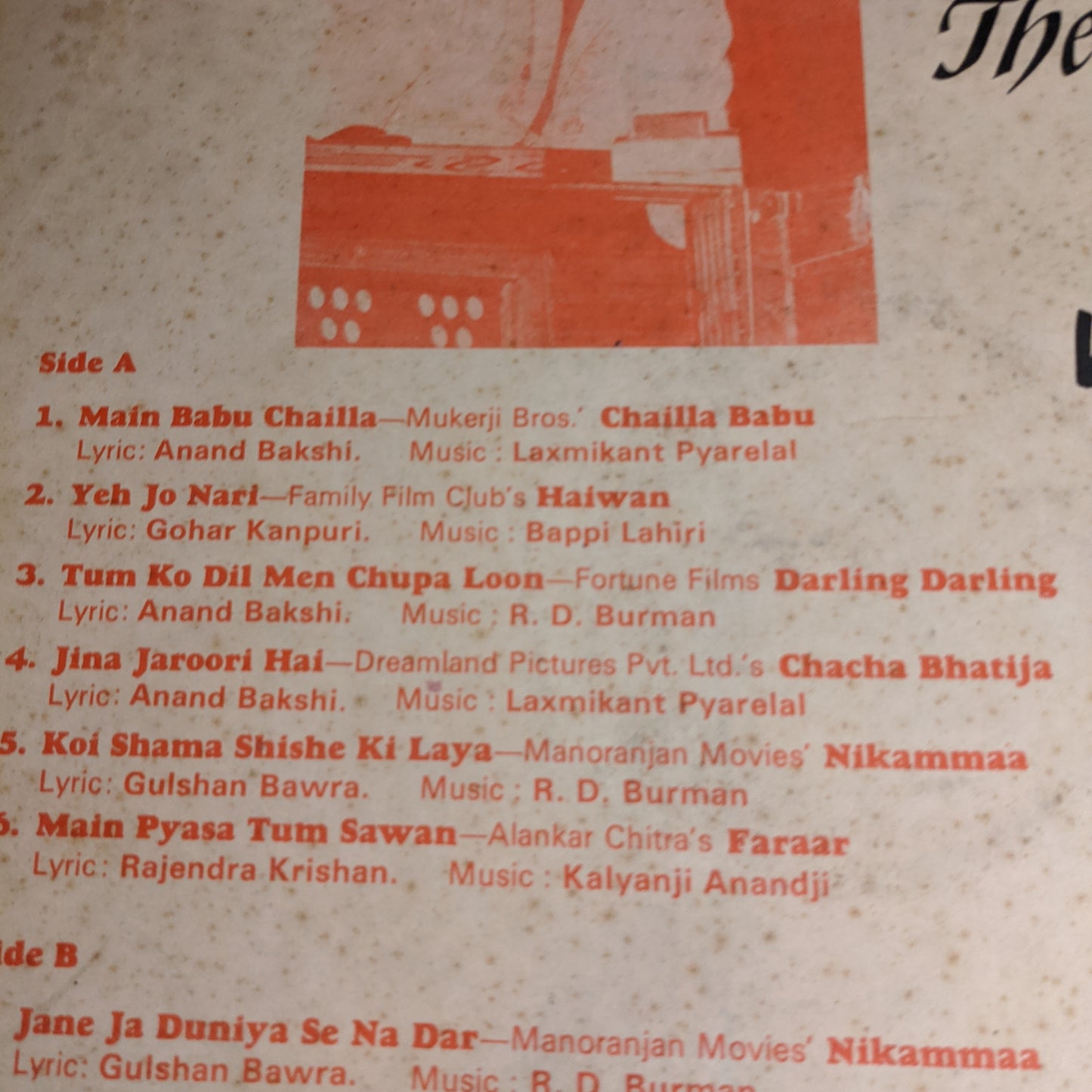 Kishore Kumar - The best of Kishore vol 2 Rare collection in VG