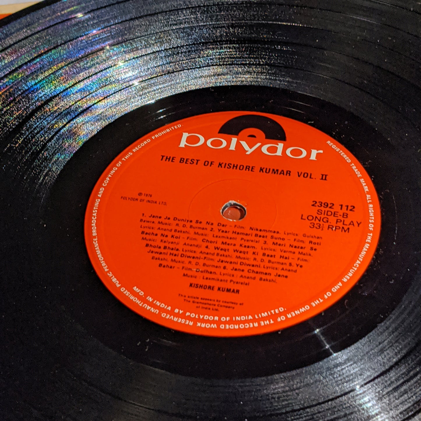 Kishore Kumar - The best of Kishore vol 2 Rare collection in VG
