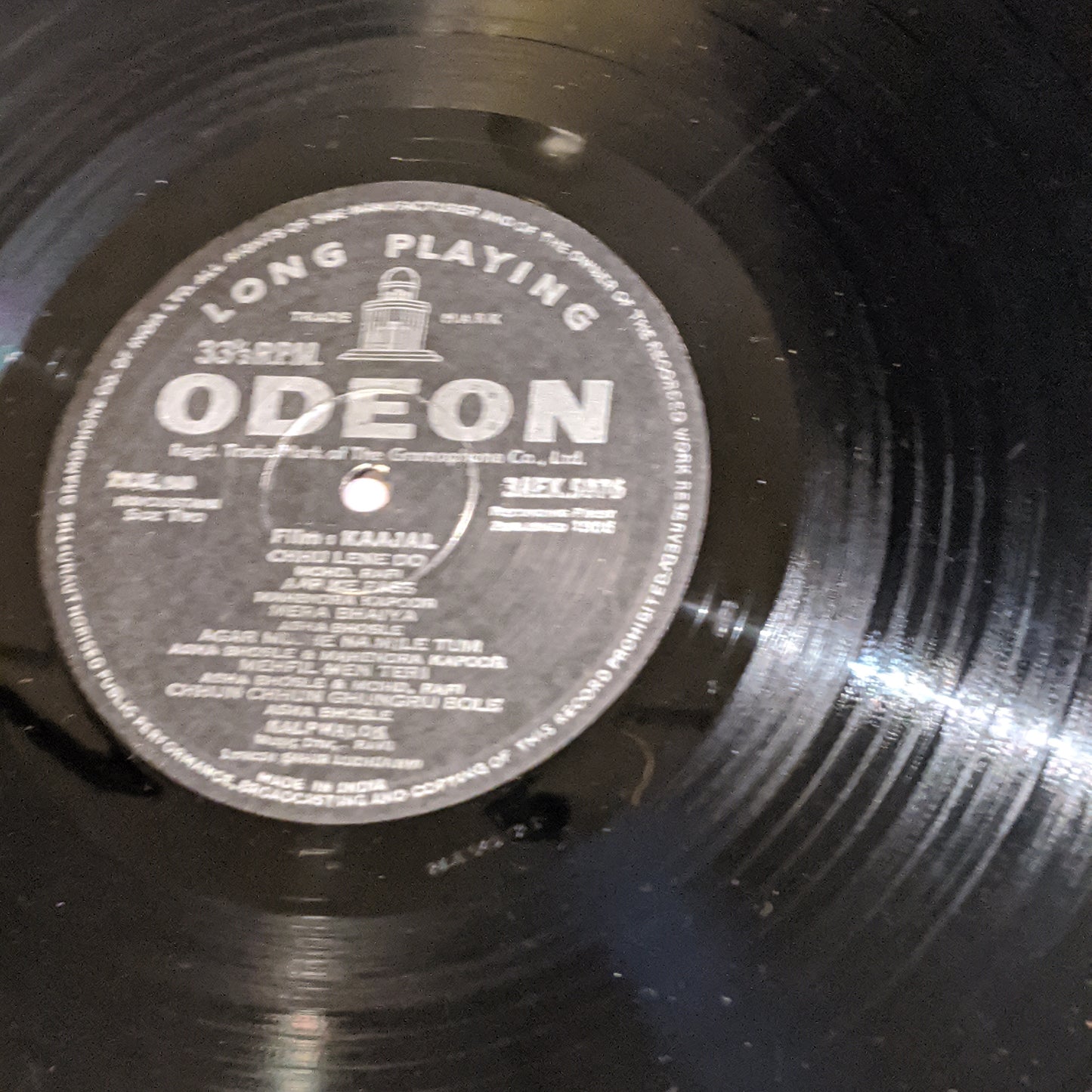 KAAJAL - music by RAVI in ODEON Excellent. Close to Near Mint Condition